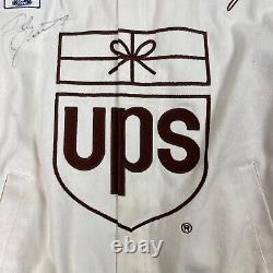 Vintage Chase Authentics Racing Jacket Dale Jarrett #88 NASCAR Bomber UPS Coat