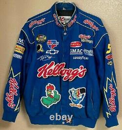 Vintage Chase Nascar Nextel Cup Series Kyle Busch #5 Kelloggs Racing Jacket Lrg