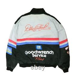 Vintage Dale Earnhardt Goodwrench Chase Racing Jacket Size Large 90s NASCAR