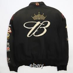 Vintage Dale Earnhardt Jr Budweiser King of Beers JH Racing Jacket Large NASCAR