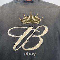 Vintage Dale Earnhardt Jr Budweiser King of Beers JH Racing Jacket Large NASCAR