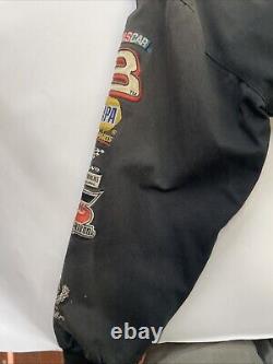 Vintage Dale Earnhardt Jr Budweiser King of Beers JH Racing Jacket Large NASCAR