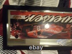 Vintage Dale Earnhardt Jr Budweiser mirror Sign Nascar 11x34 $100 Obo