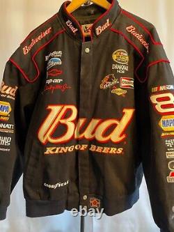 Vintage Dale Earnhardt Jr. Chase Authentics Nascar Racing Jacket XL Budweiser
