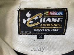 Vintage Dale Earnhardt Jr Mountain Dew NASCAR Racing Jacket Size M white