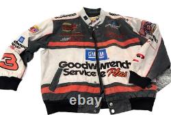 Vintage Dale Earnhardt NASCAR Jacket M Jeff Hamilton GM Goodwrench Racing USA