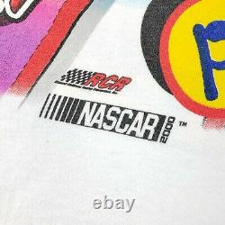 Vintage Dale Earnhardt Peter Max All Over Print NASCAR Racing T-Shirt Size Large