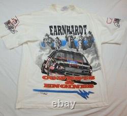 Vintage Dale Earnhardt Shirt 2XL XXL Cowboys & Engine Single Stitch 1994 NASCAR