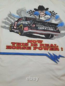 Vintage Dale Earnhardt Shirt 2XL XXL Cowboys & Engine Single Stitch 1994 NASCAR