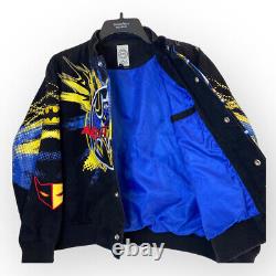 Vintage JH Design NASCAR Racing Jacket Youth XL Batman AOP DC Comics Coat