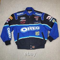 Vintage JH Designs Dale Earnhardt Jr Oreo Nascar Jacket Size Large L READ