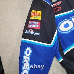 Vintage JH Designs Dale Earnhardt Jr Oreo Nascar Jacket Size Large L READ