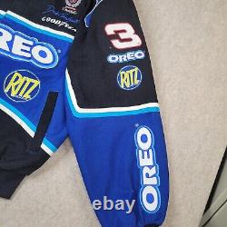 Vintage JH Designs Dale Earnhardt Jr Oreo Nascar Jacket Size Large L READ