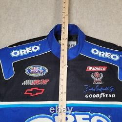 Vintage JH Designs Dale Earnhardt Jr Oreo Nascar Jacket Size Large L READ