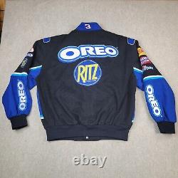 Vintage JH Designs Dale Earnhardt Jr Oreo Nascar Jacket Size Large L READ