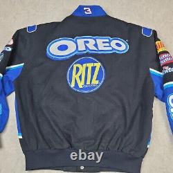 Vintage JH Designs Dale Earnhardt Jr Oreo Nascar Jacket Size Large L READ