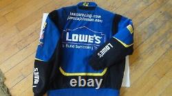 Vintage JH Designs Racing Jacket Size XL Lowe's EXC Jimmy Johnson NASCAR