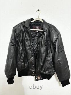 Vintage JH Nascar Havoline Racing Leather Jacket
