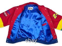 Vintage Jeff Gordon Jacket 90s NASCAR Racing Rainbow Dupont Chase Authentics R6