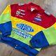 Vintage Jeff Gordon Jacket Mens Xl Colorful Rainbow Dupont Nascar Chase Racing