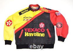 Vintage Jeff Hamilton Jacket Men Medium Texaco Havoline Adult