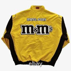 Vintage Jeff Hamilton M&M Racing NASCAR Jacket. Retro Madison Beer JH Design 90s