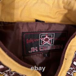 Vintage Jeff Hamilton Nascar M&M Racing Team Jacket #38 size Large Mens Rare UPS