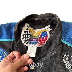 Vintage Jeff Hamilton Team Oreo Dale Earnhardt Jr Racing Jacket Size Large