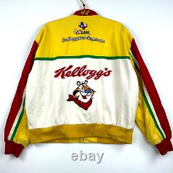 Vintage Kellogg's Corn Flakes Terry Labonte JH Design Racing Jacket XL Nascar