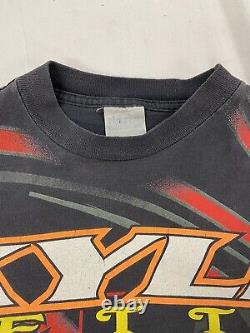 Vintage Kyle Petty Hot Wheels Racing T-Shirt Size XL All Over 1999 90s NASCAR