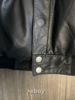 Vintage Mark Martin Nascar Mens Large Roush Racing Viagra Ford Jacket Leather