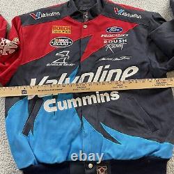 Vintage Mark Martin Roush Racing #6 Valvoline NASCAR JH Designs Jacket Men's XL