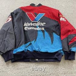 Vintage Mark Martin Roush Racing #6 Valvoline NASCAR JH Designs Jacket Men's XL