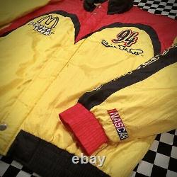 Vintage McDonalds Racing Team Jacket NASCAR OG Classic Elliot Adult Size Large