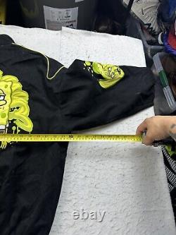 Vintage Men's Jeff Hamilton SpongeBob SquarePants NASCAR Racing Jacket Size M