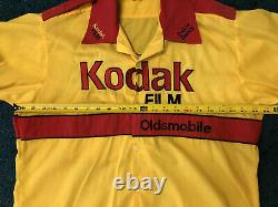 Vintage NASCAR 80s 90s Kodak Racing Pit Crew Uniform Jersey Race Used Rare Large