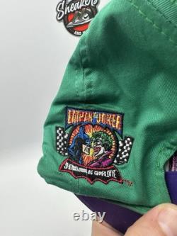 Vintage NASCAR Batman Vs Joker Dale Showdown Race Youth Snapback Hat Cap Chase