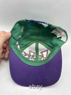 Vintage NASCAR Batman Vs Joker Dale Showdown Race Youth Snapback Hat Cap Chase