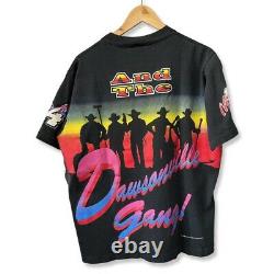 Vintage NASCAR Bill Elliott Dawsonville Gang AOP Graphic T Shirt Sz L McDonalds
