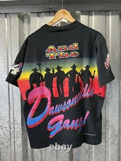 Vintage NASCAR Bill Elliott Dawsonville Gang AOP Graphic T Shirt Sz L McDonalds