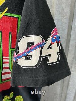 Vintage NASCAR Bill Elliott Dawsonville Gang AOP Graphic T Shirt Sz L McDonalds