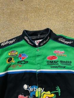 Vintage NASCAR Chase JH Designs Honey Smacks Kyle Busch #5 Racing Jacket Mens 2X
