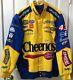 Vintage Nascar Cheerios Racing Jacket Men Size L Embroidered #43 Bobby Labonte