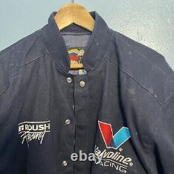 Vintage NASCAR JH DESIGNS VALVOLINE Mark Martin Racing Jacket Mens Medium