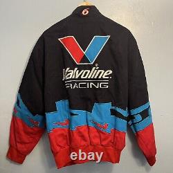 Vintage NASCAR JH DESIGNS VALVOLINE Mark Martin Racing Jacket Mens Medium