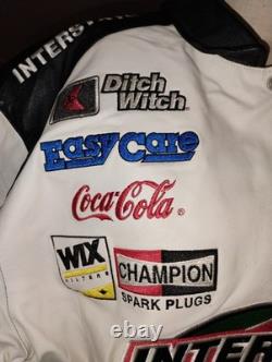 Vintage NASCAR Jacket Men's Lg Jeff Hamilton Interstate Racing Bobby Labonte