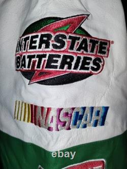 Vintage NASCAR Jacket Men's Lg Jeff Hamilton Interstate Racing Bobby Labonte