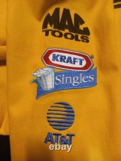 Vintage NASCAR Jacket Mens XL Yellow Black Matt Kenseth DeWALT Racing JH Design