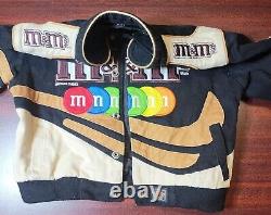 Vintage NASCAR Jeff Hamilton JH Designs M&M Elliot Sadler #38 Racing Jacket sz3T
