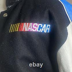 Vintage NASCAR Nextel Cup Series Leather Racing Jacket Reversible Size Med MINT